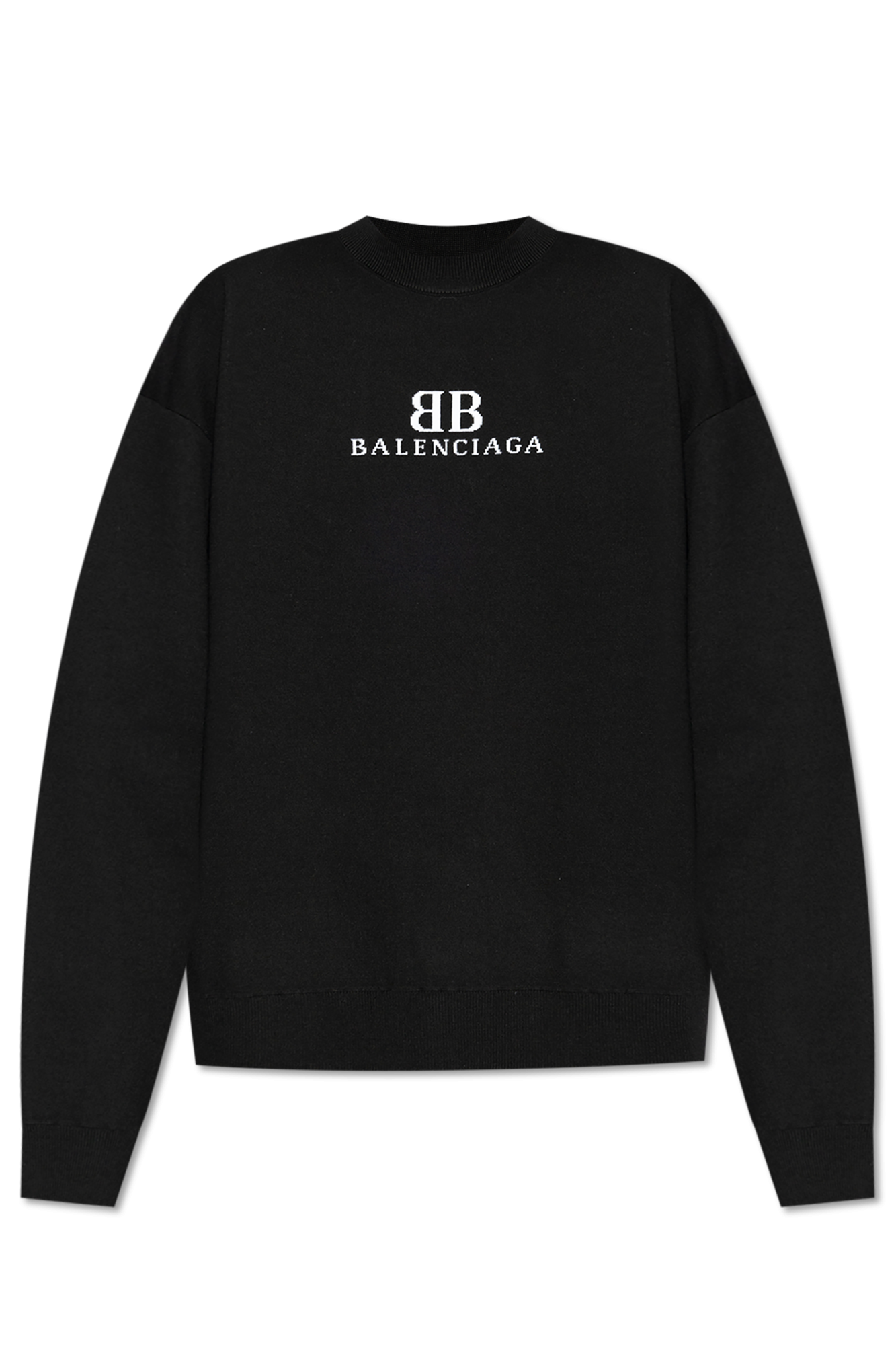 Black Sweater with logo Balenciaga Vitkac Canada